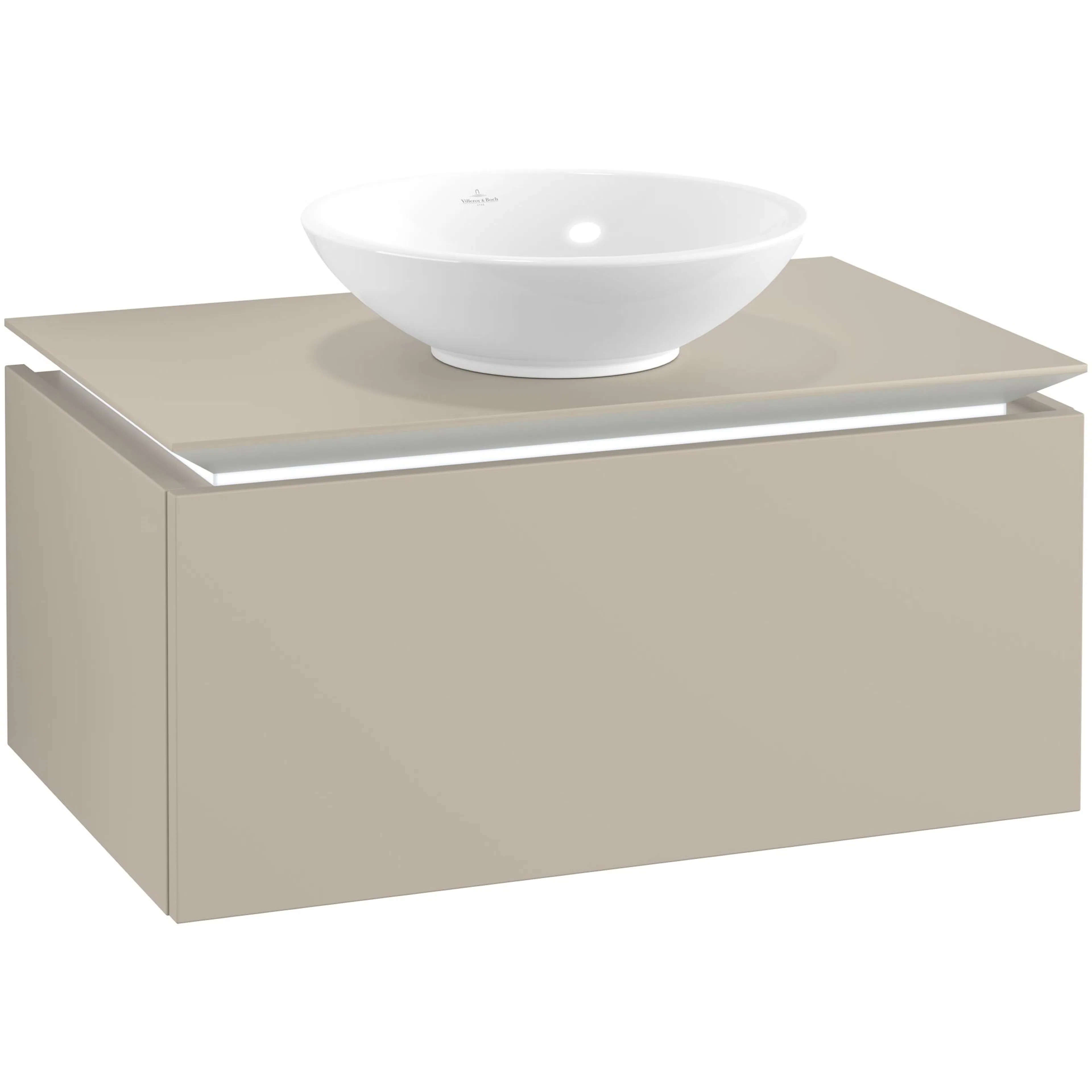 Tvättställsskåp Villeroy & Boch Legato Kompakt 800 med 1 Låda för Ytmonterat Tvättställ