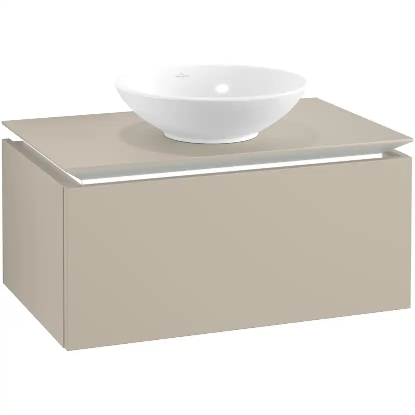 Tvättställsskåp Villeroy & Boch Legato Kompakt 800 med 1 Låda för Ytmonterat Tvättställ