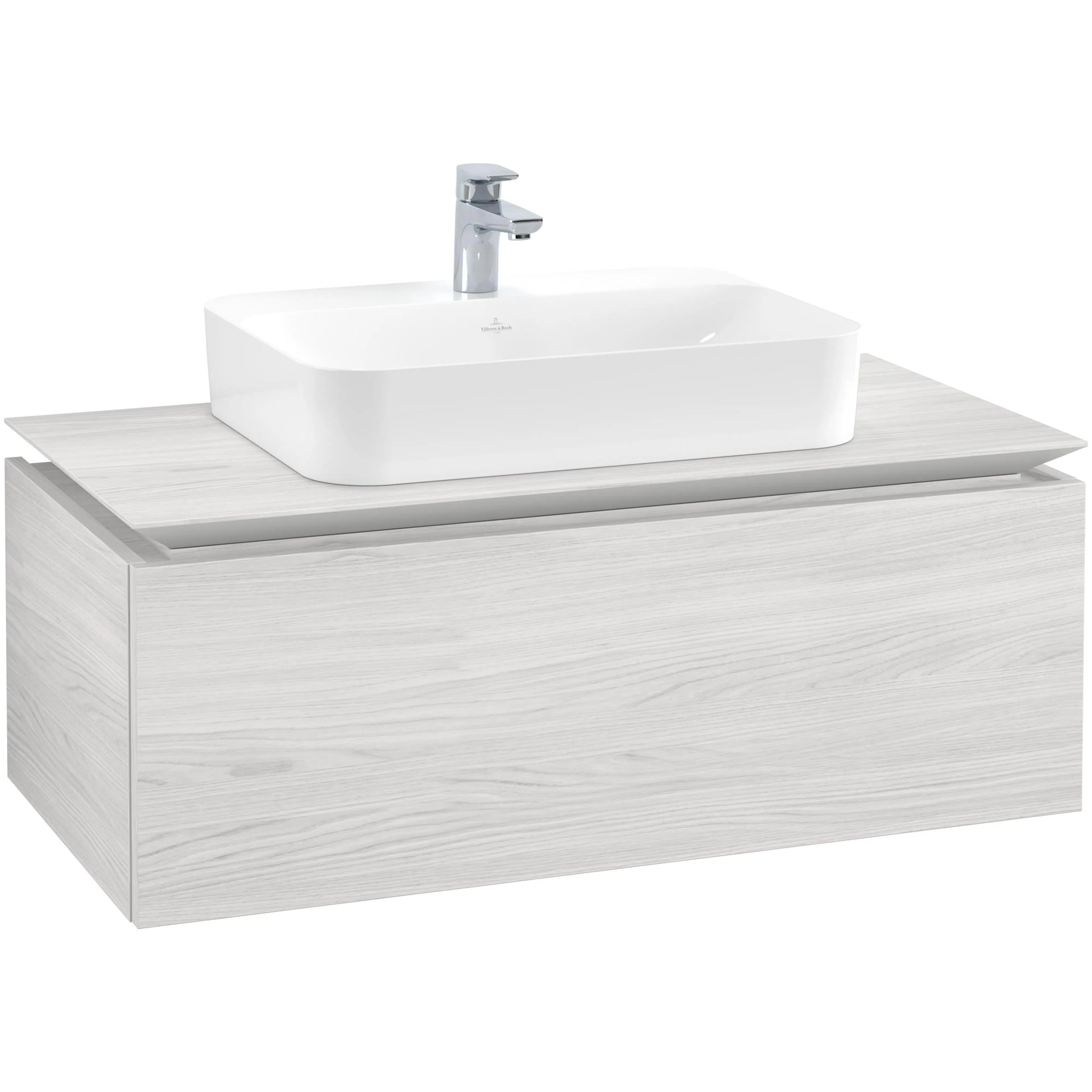 Tvättställsskåp Villeroy & Boch Legato Kompakt med 1 Låda för Ytmonterat Tvättställ från Finion & Memento