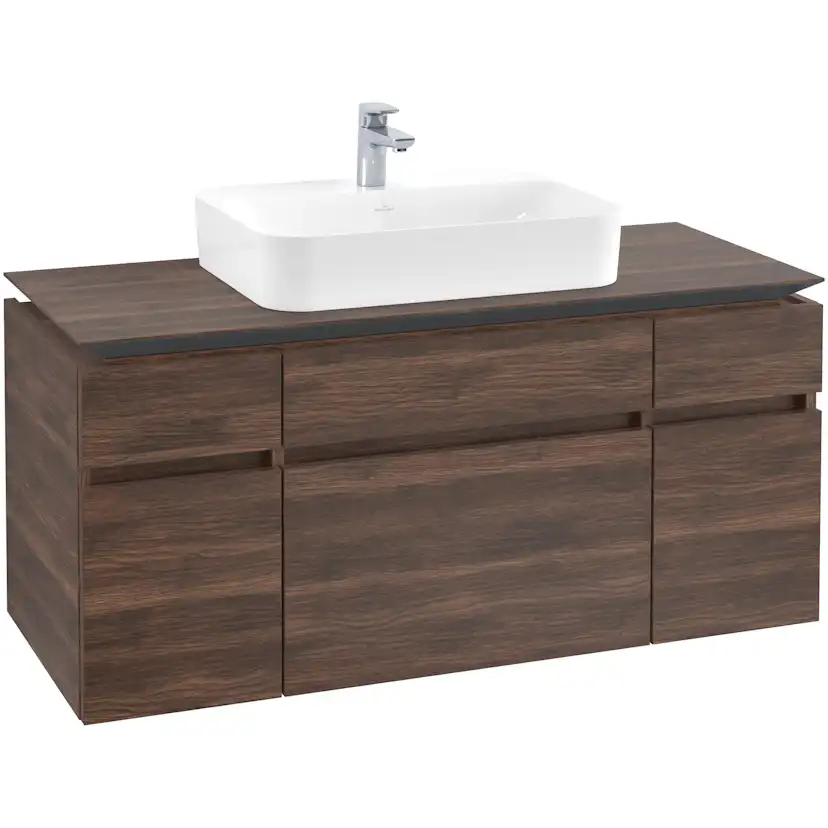 Tvättställsskåp Villeroy & Boch Legato med 5 Lådor för Ytmonterat Tvättställ från Finion & Memento