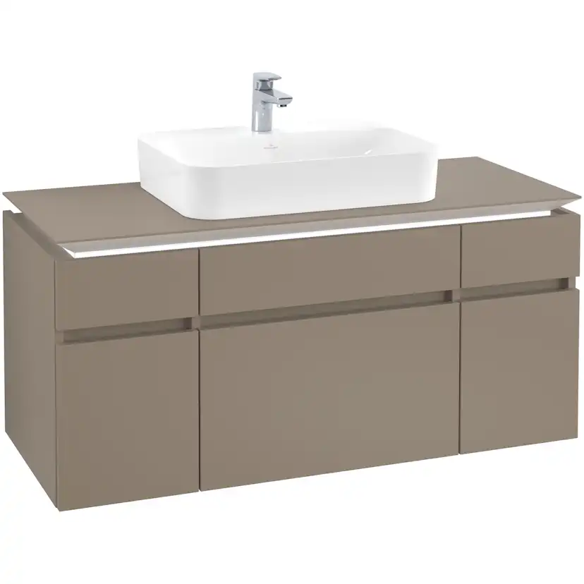 Tvättställsskåp Villeroy & Boch Legato med 5 Lådor för Ytmonterat Tvättställ från Finion & Memento