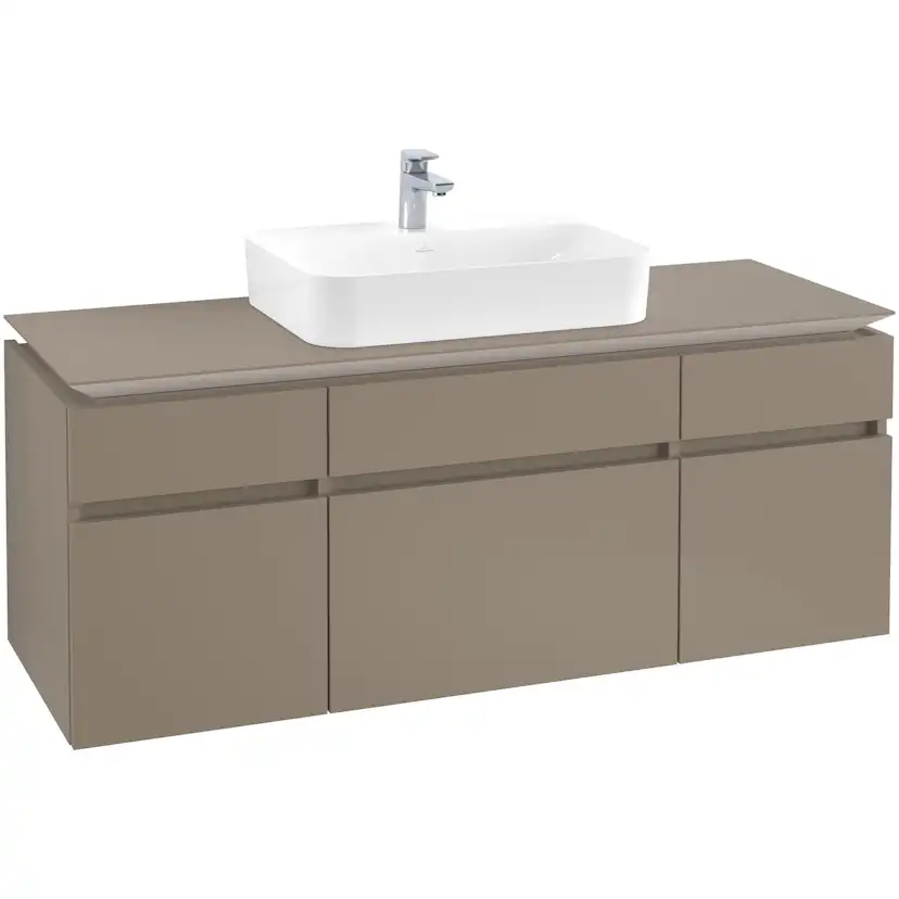 Tvättställsskåp Villeroy & Boch Legato med 5 Lådor för Ytmonterat Tvättställ från Finion & Memento