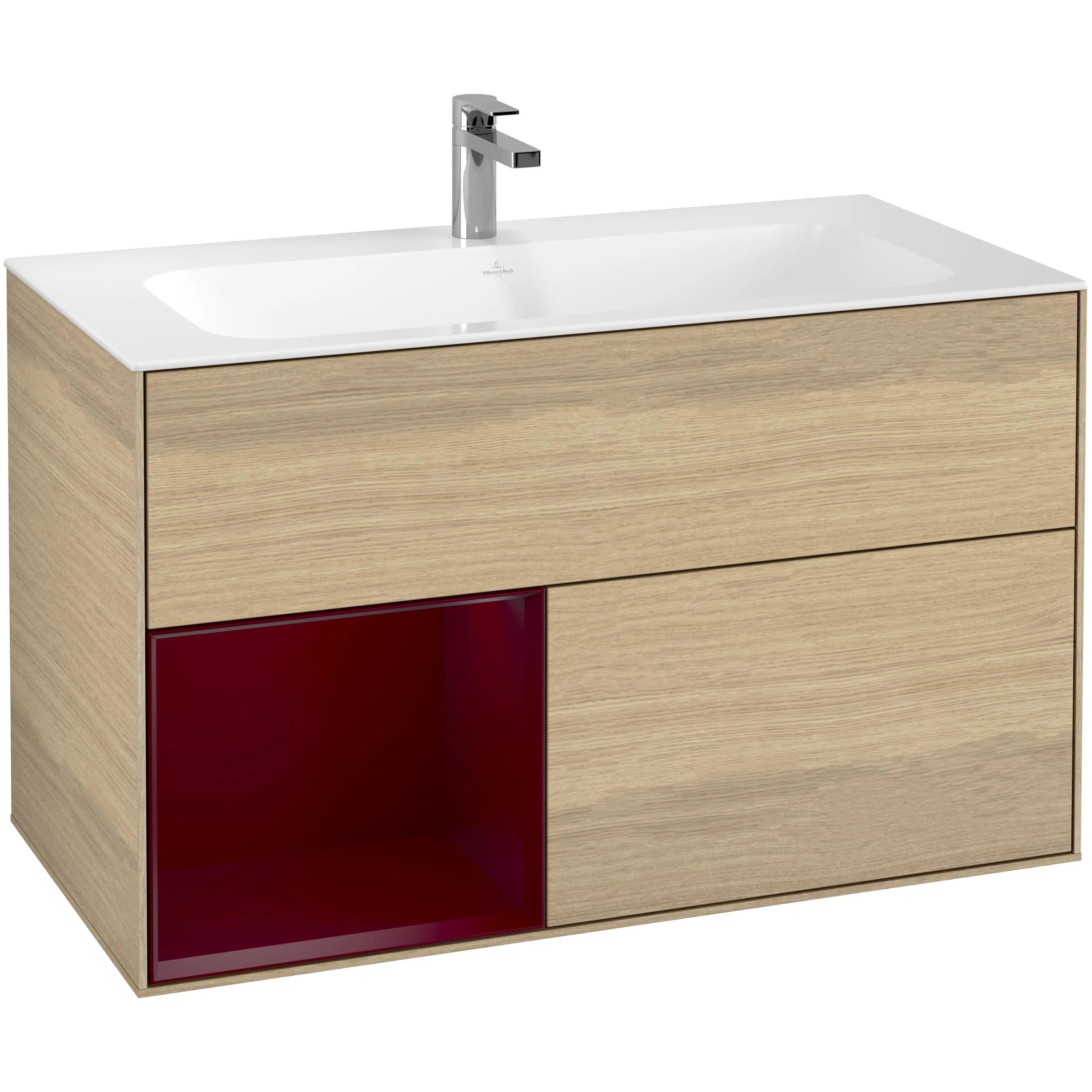 Tvättställsskåp Villeroy & Boch Finion med 2 Lådor och Hylla för Inbyggt Tvättställ