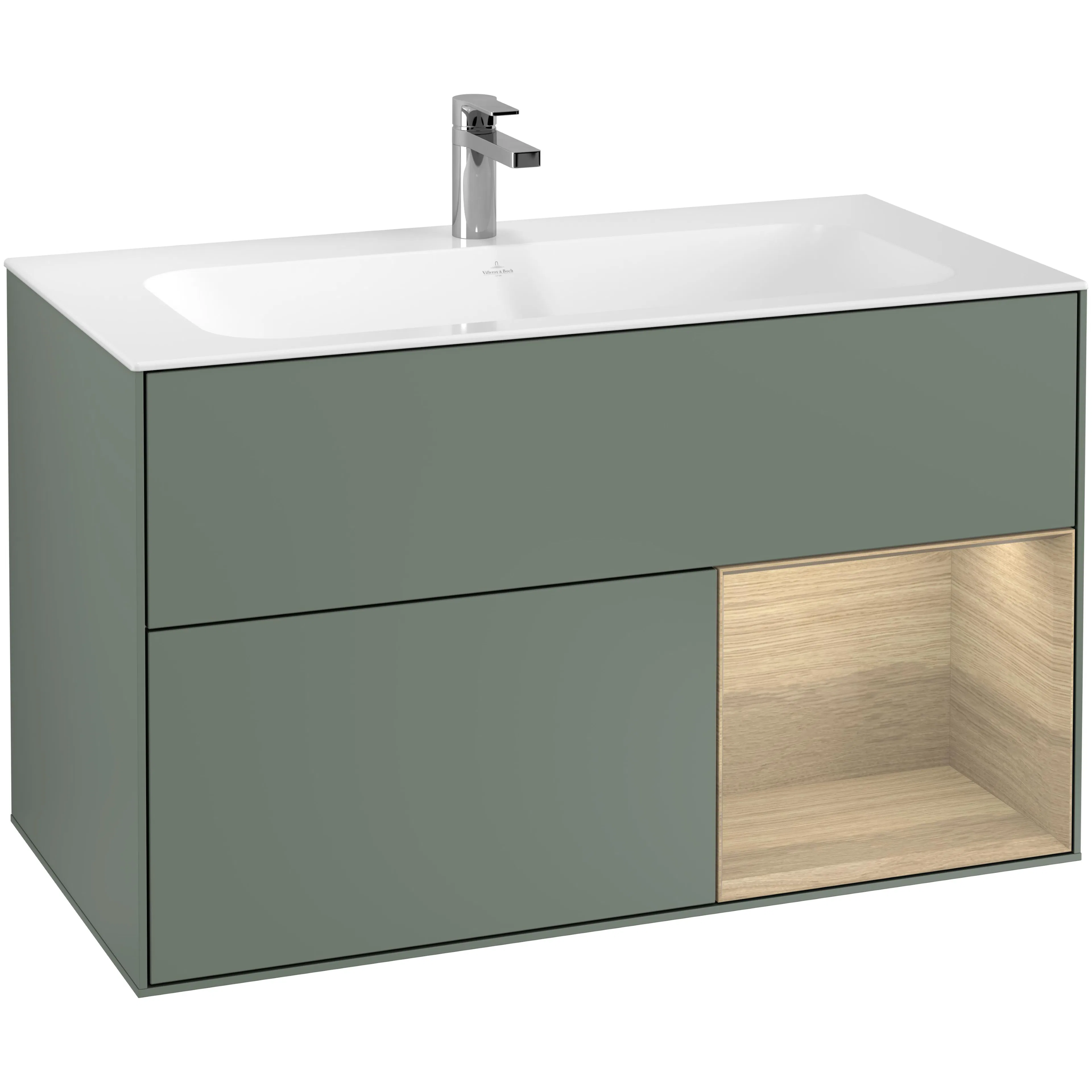 Tvättställsskåp Villeroy & Boch Finion med 2 Lådor och Hylla för Inbyggt Tvättställ