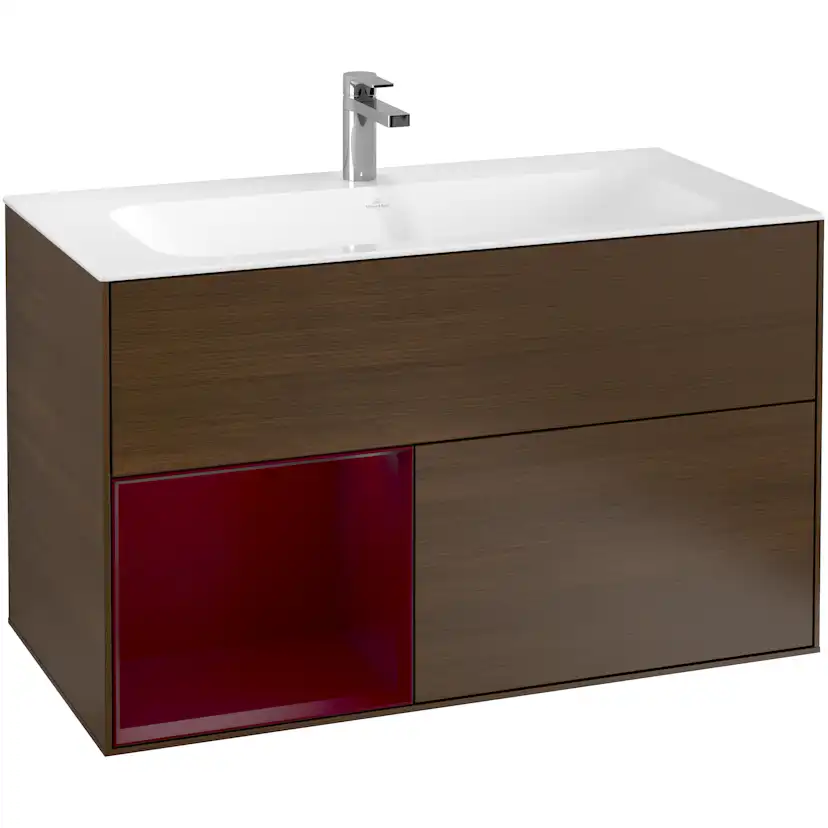 Tvättställsskåp Villeroy & Boch Finion med 2 Lådor och Hylla för Inbyggt Tvättställ