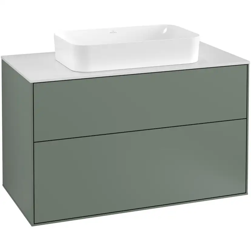 Tvättställsskåp Villeroy & Boch Finion med 2 Lådor och Bänkskiva för Fristående Tvättställ