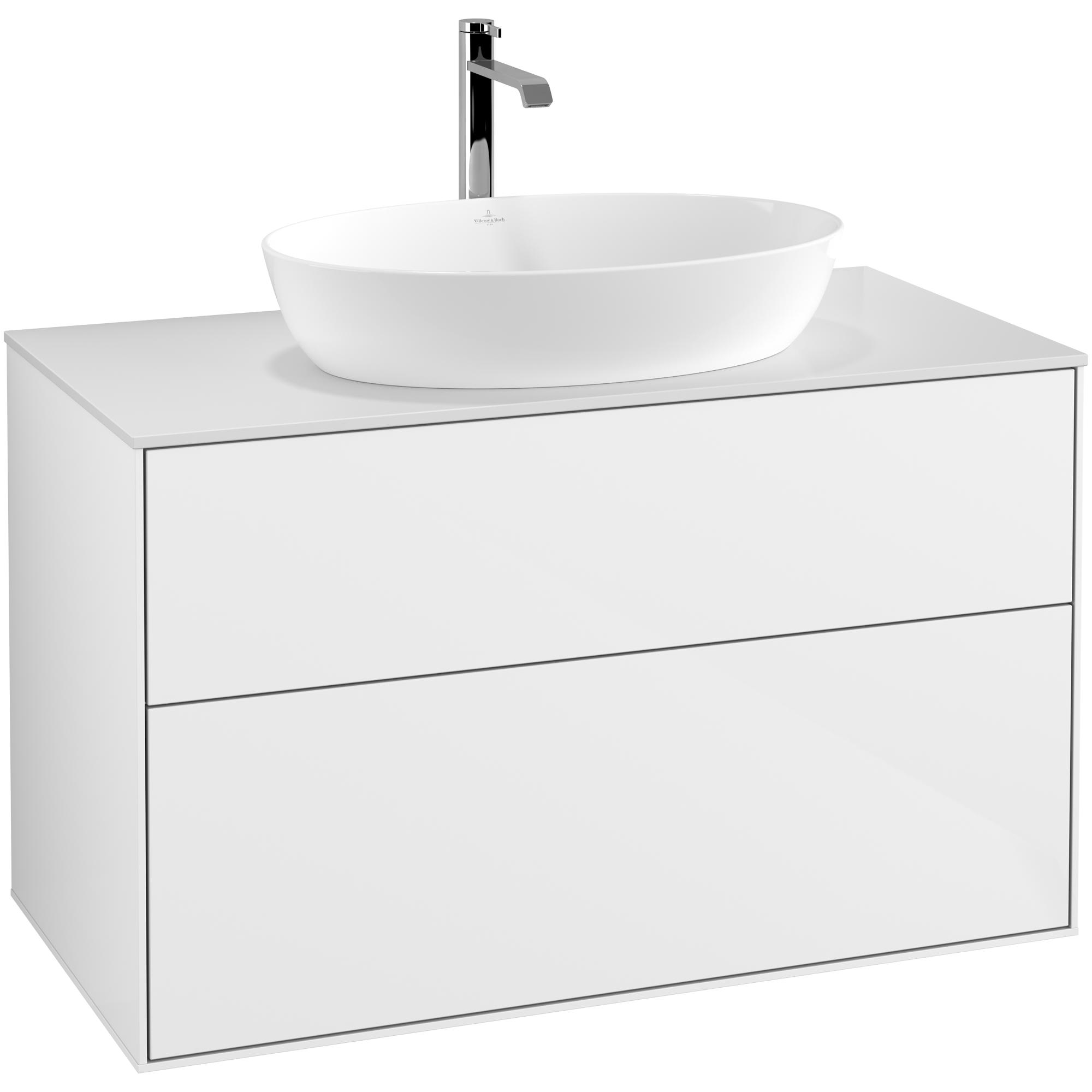 Tvättställsskåp Villeroy & Boch Finion med 2 Lådor och Bänkskiva för Fristående Tvättställ från Artis & Collaro