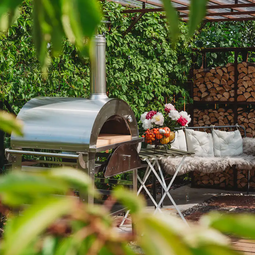 Pizzaugn GrillSymbol Pizzo med Pizzabord Inox