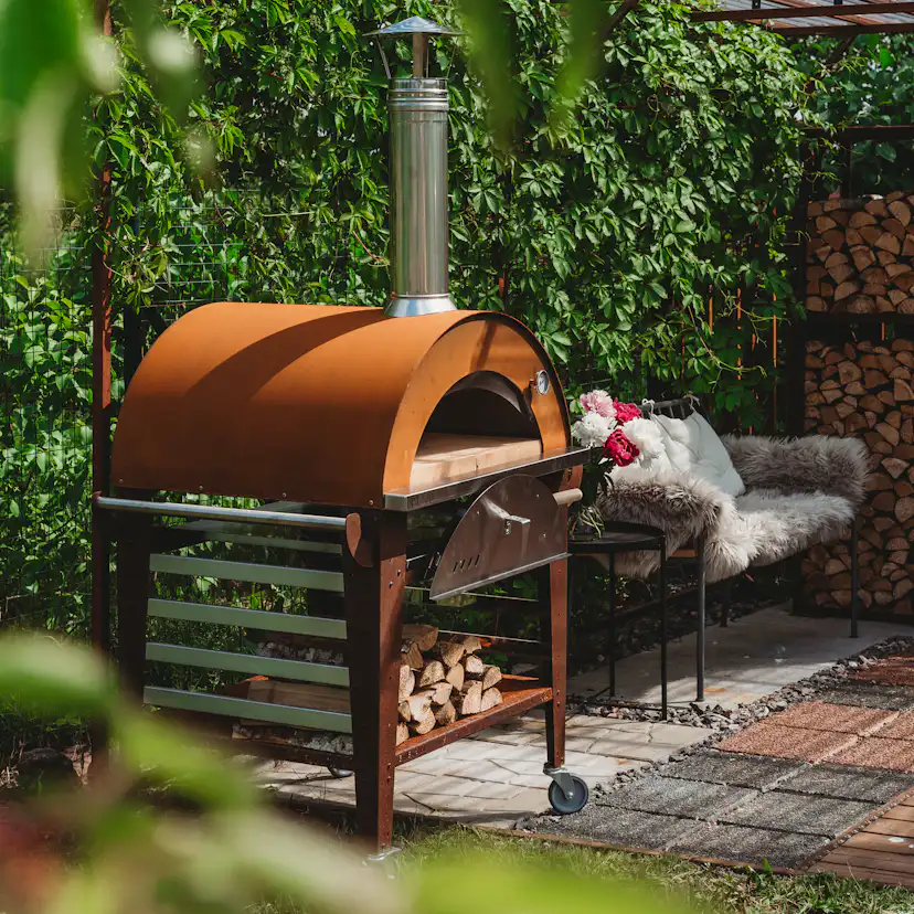 Pizzaugn GrillSymbol Pizzo med Pizzabord