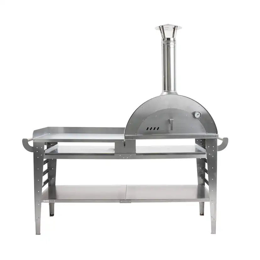 Pizzaugn GrillSymbol Pizzo med Pizzabord XL Inox
