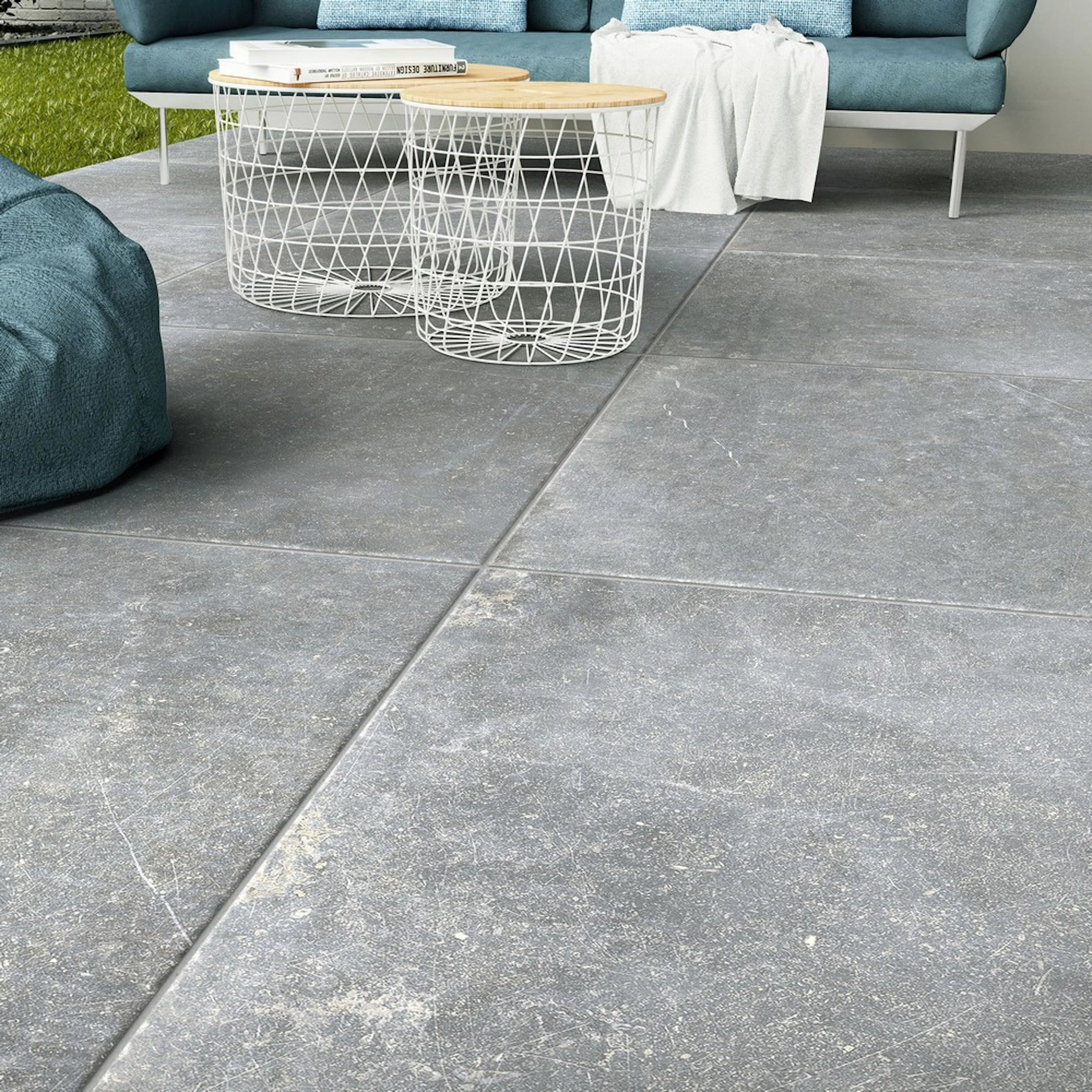 Uteklinker Pronto Klinkerdäck Monte Ash 60x60 cm