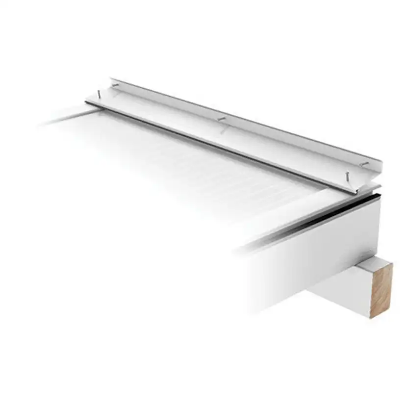 Vägganslutning gop Plasttak Vit