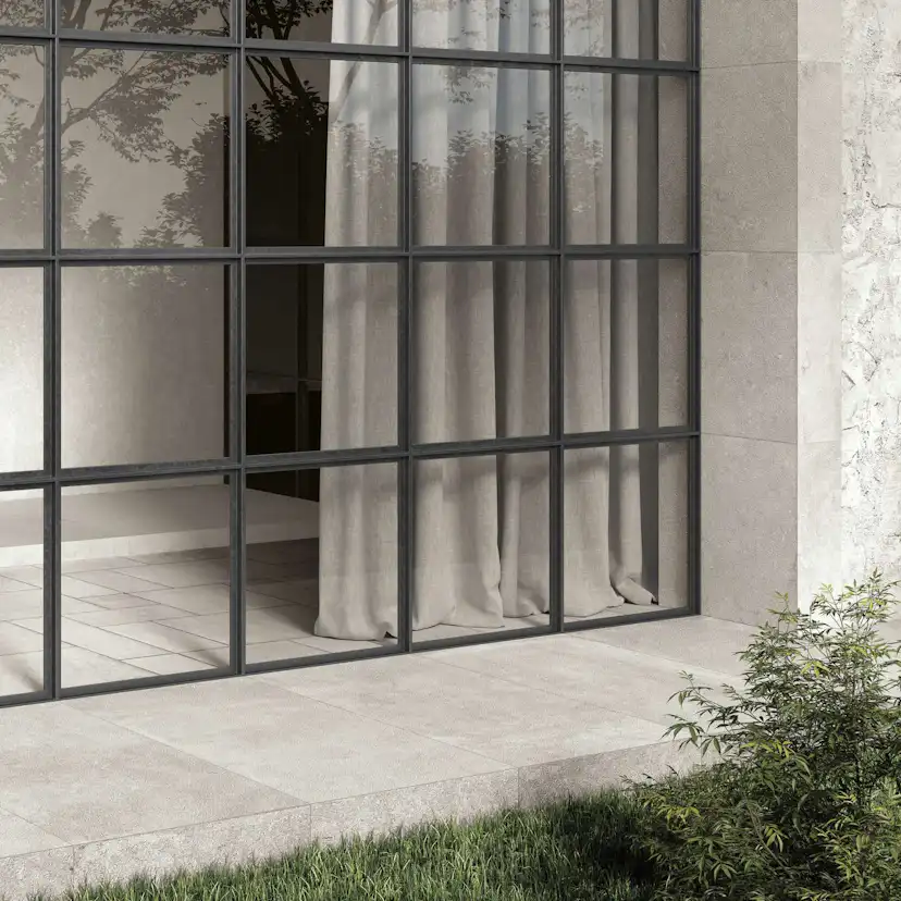 Uteklinker Pronto Klinkerdäck Antique Opal Carved 80x80 cm