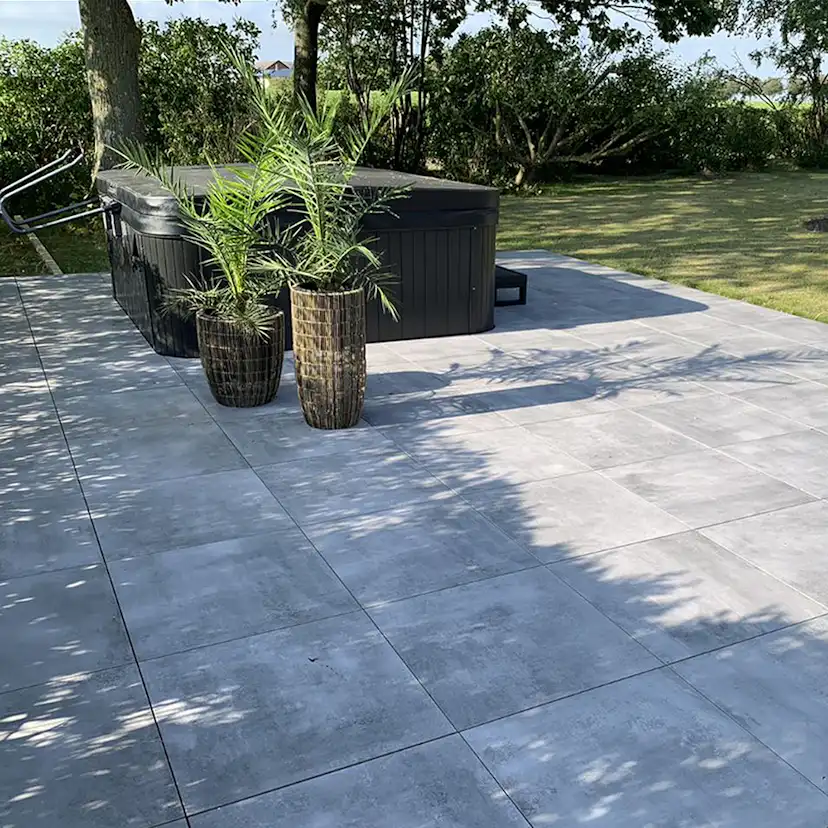 Uteklinker Pronto Klinkerdäck Materia Upcharbon 60x60 cm