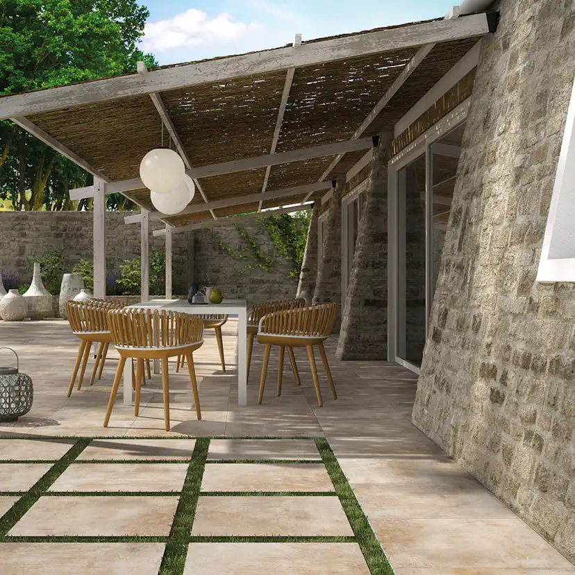 Uteklinker Pronto Klinkerdäck Materia Upcrete 60x60 cm