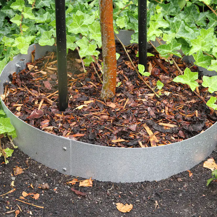 Planteringskant Flexigarden Aluzink 120 mm Cirkel