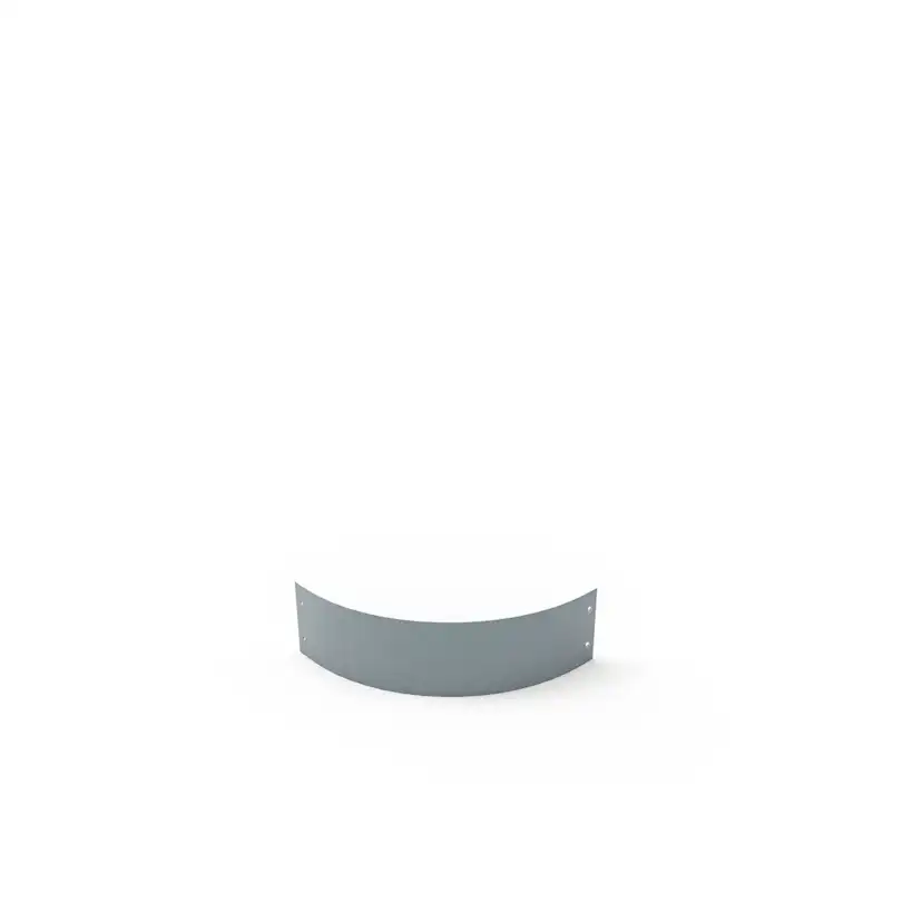 Planteringskant Flexigarden Aluzink 120 mm Kvartsbåge