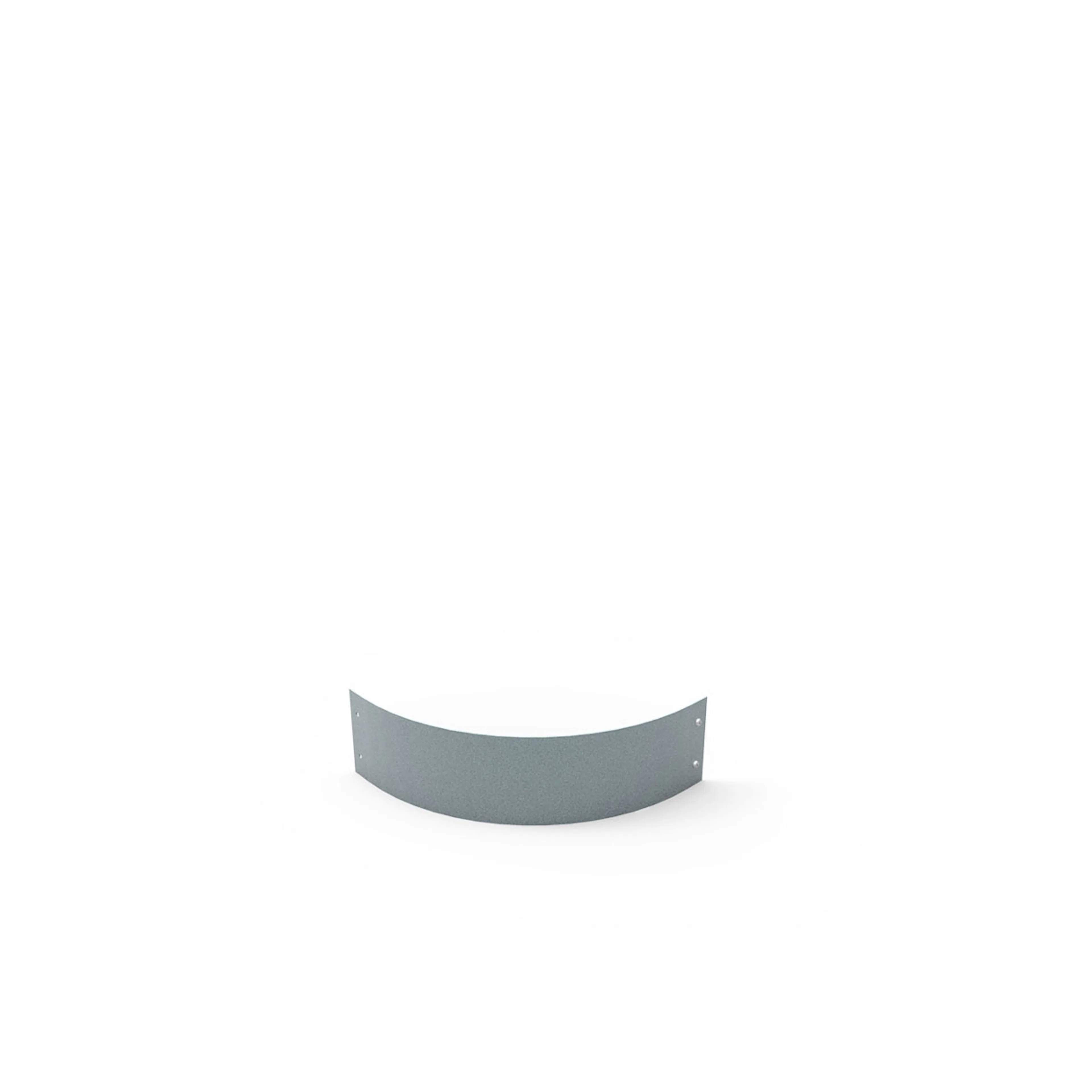 Planteringskant Flexigarden Aluzink 120 mm Kvartsbåge