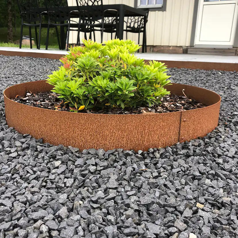 Planteringskant Flexigarden Corten 180 mm Cirkel
