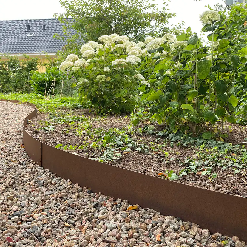 Planteringskant Flexigarden Corten 180 mm Kvartsbåge