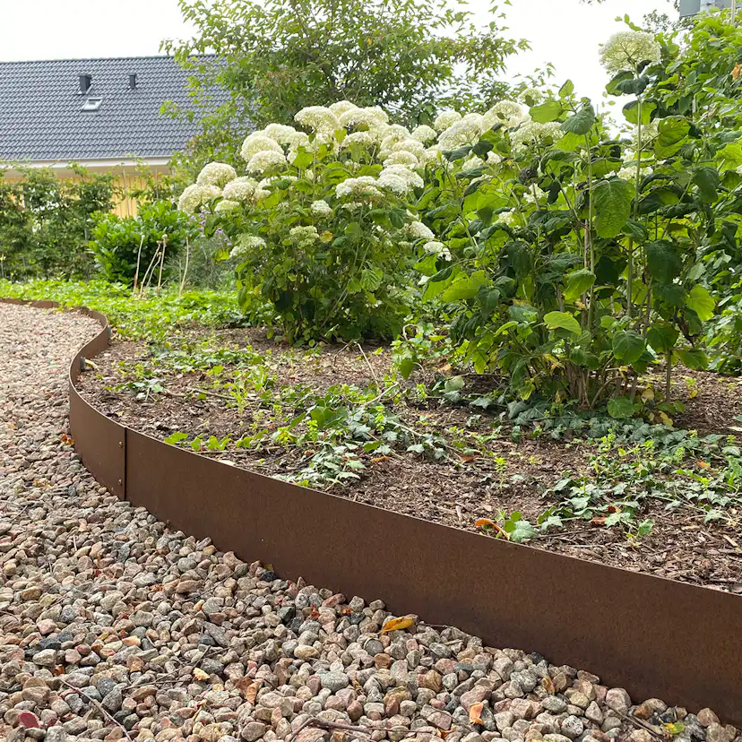 Planteringskant Flexigarden Corten 180 mm Kvartsbåge