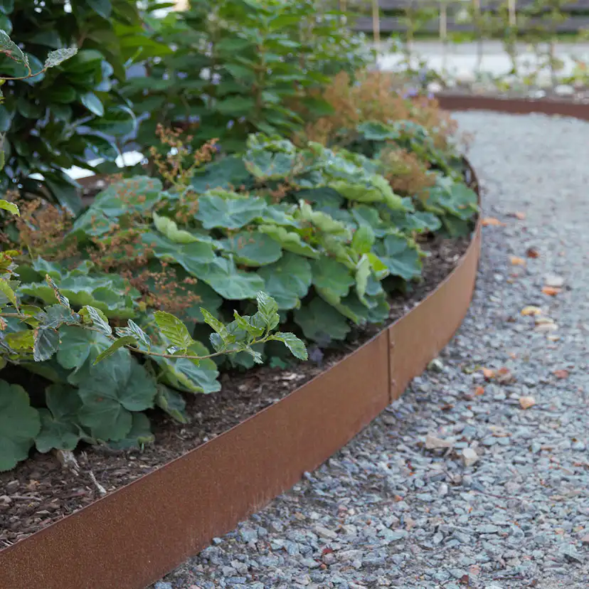 Planteringskant Flexigarden Corten 180 mm Kvartsbåge