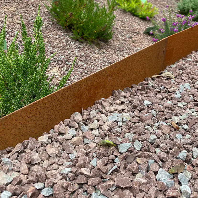 Planteringskant Flexigarden Corten 180 mm Skarvplåt