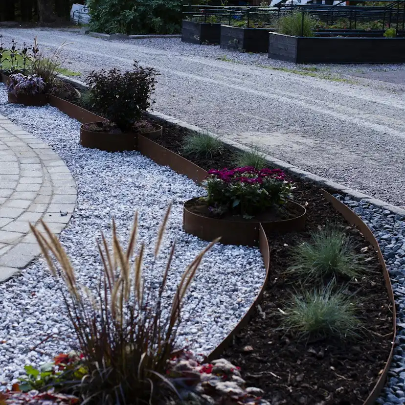 Planteringskant Flexigarden Svart 180 mm Cirkel