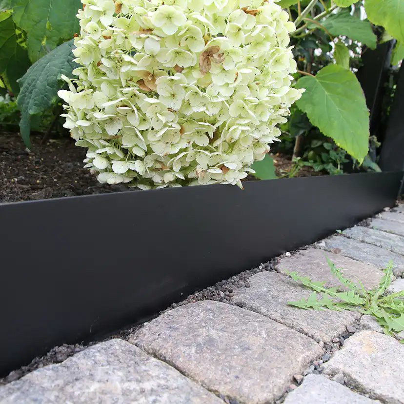 Planteringskant Flexigarden Svart 180 mm Rak