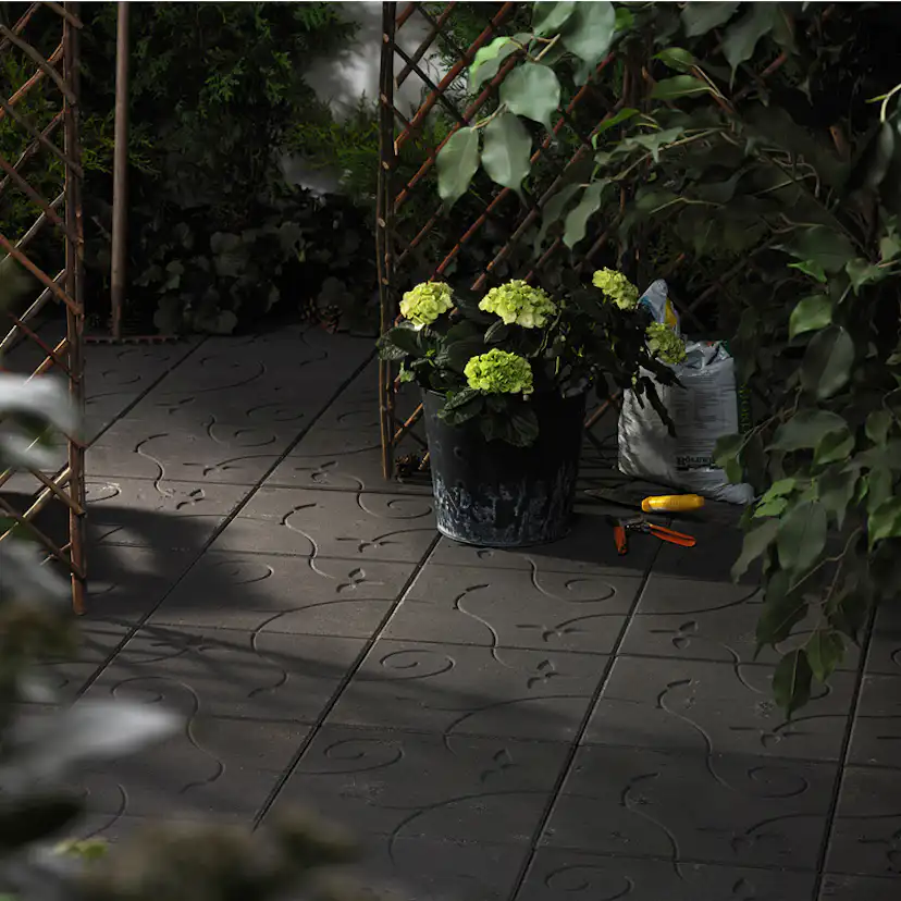 Platta S:t Eriks Kaprifol Antracit Helpall