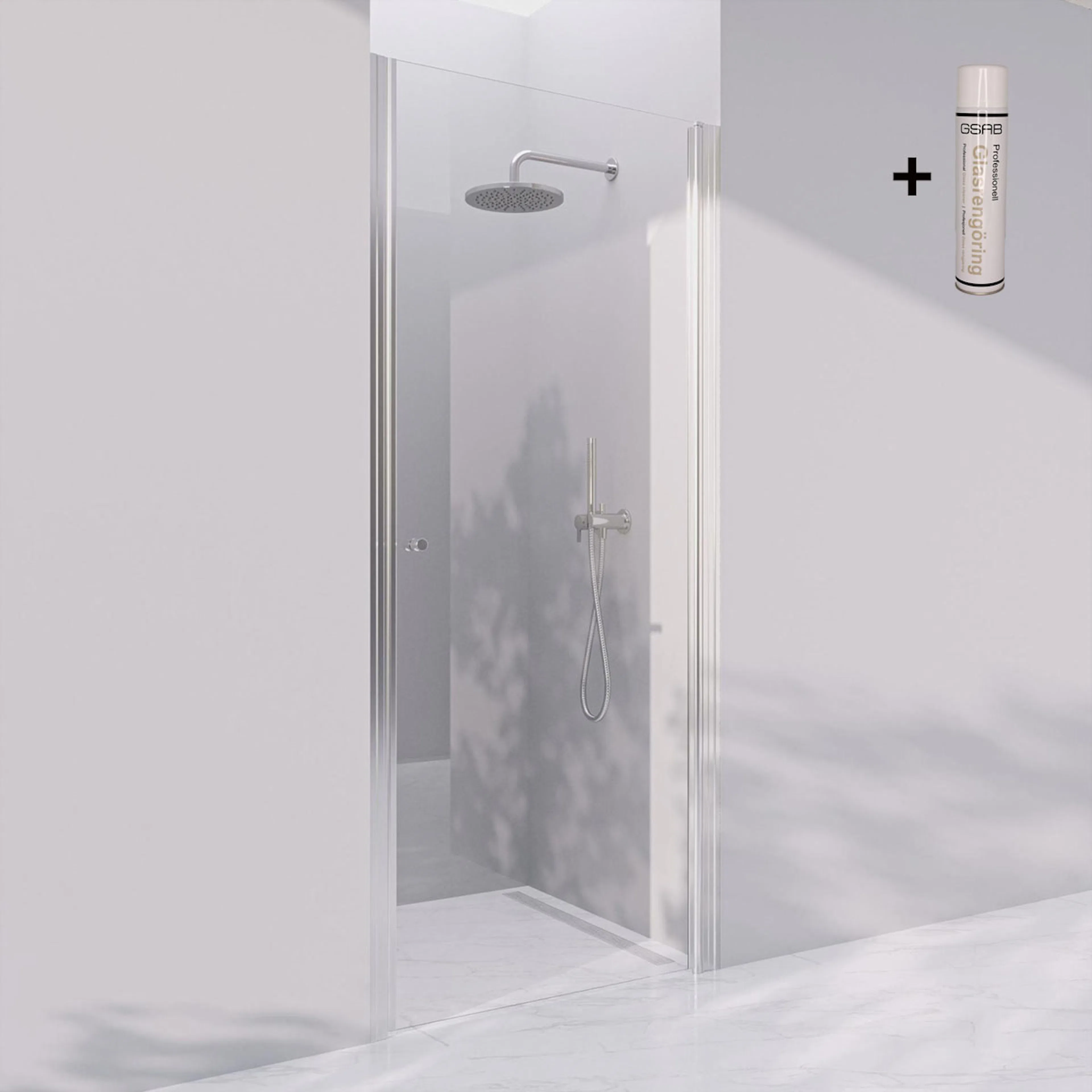 Duschdörr Invitrea Prime PN2 med Glasrengöring