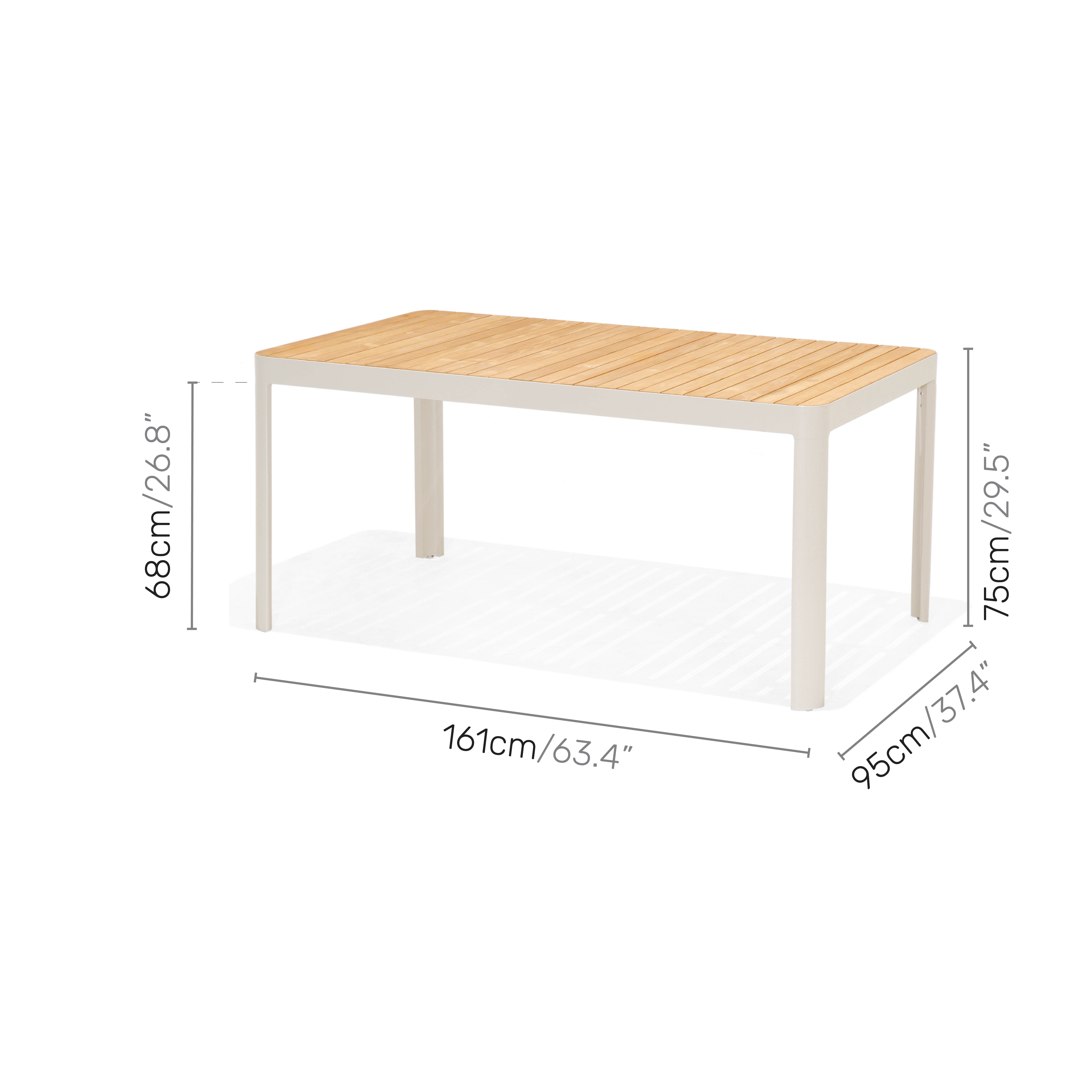 Matgrupp LifestyleGarden Portals 210 cm 8 Lite Stolar