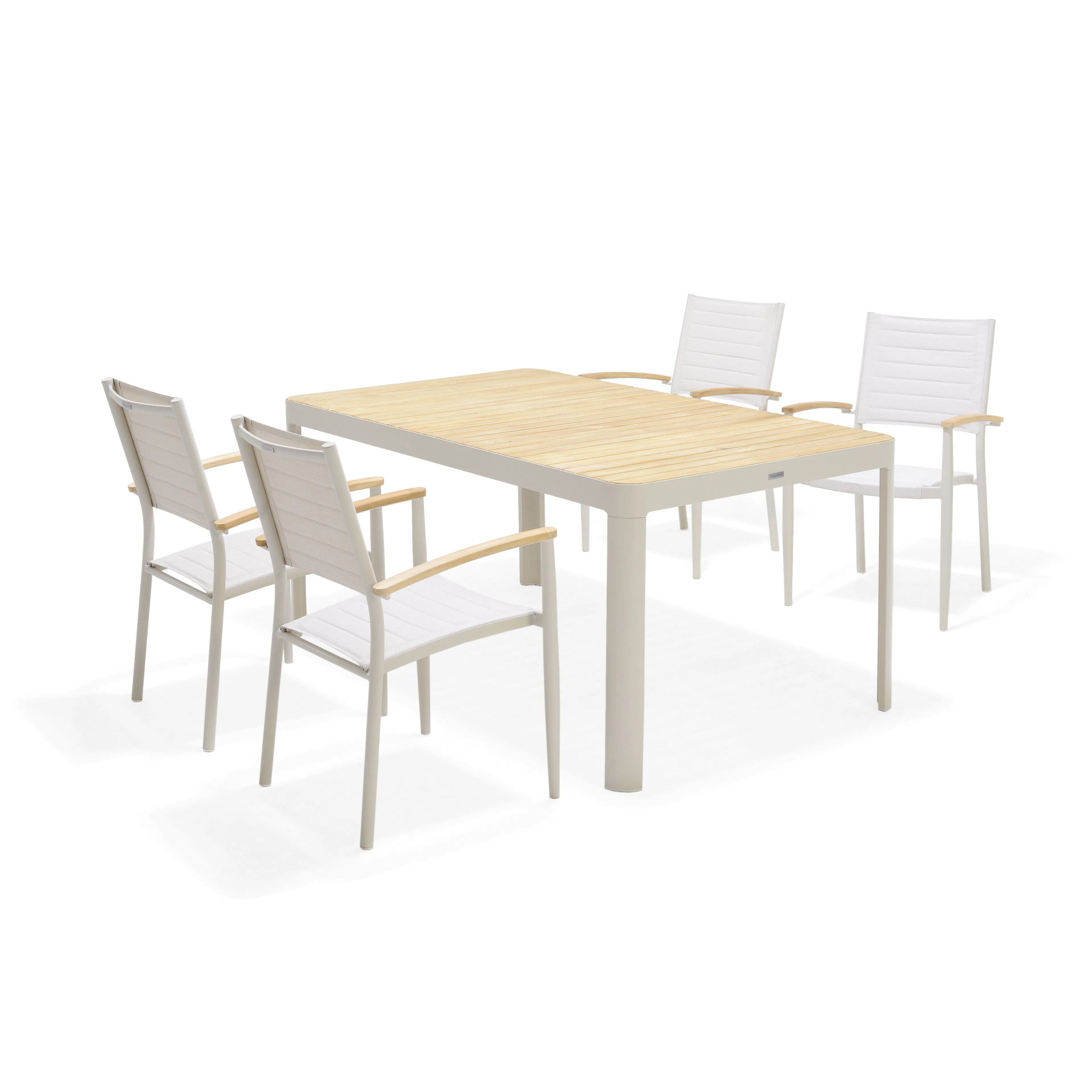 Matgrupp LifestyleGarden Portals 160 cm med 4 Lite Stolar