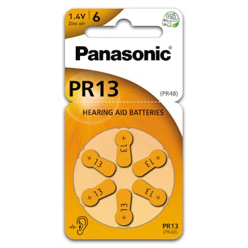 Batteri Panasonic PR-13(48) 6-pack