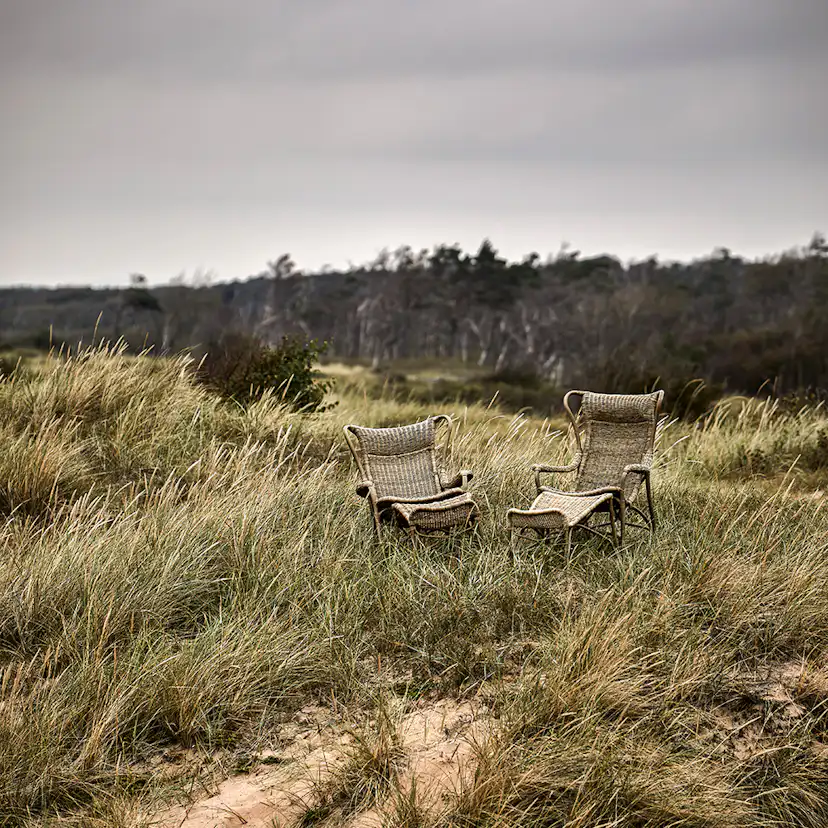 Loungeset Hillerstorp Praktö 2 Fåtöljer med Fotpall