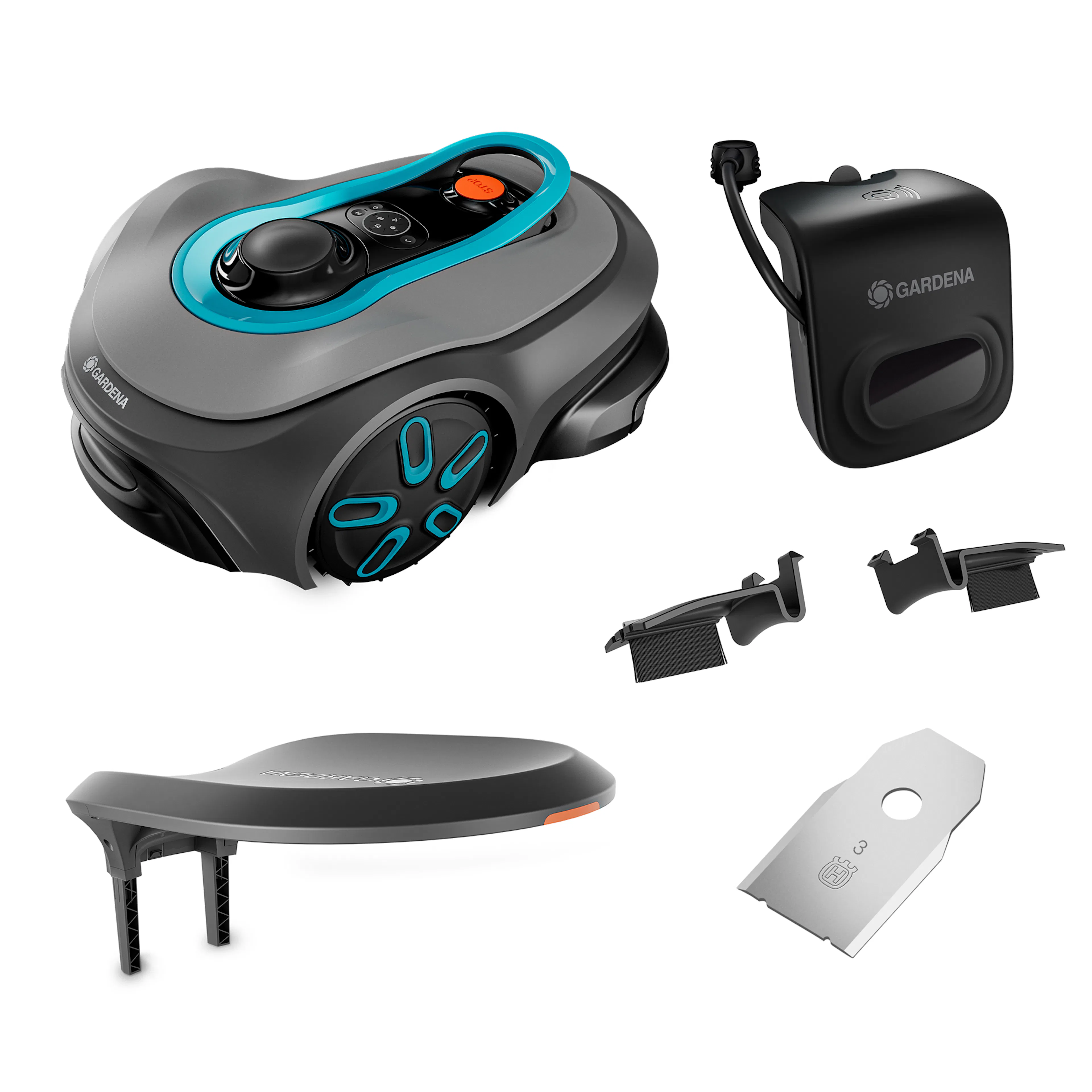 Robotgräsklippare Gardena Smart Sileno Free 1500 Utan Slinga Premiumpaket