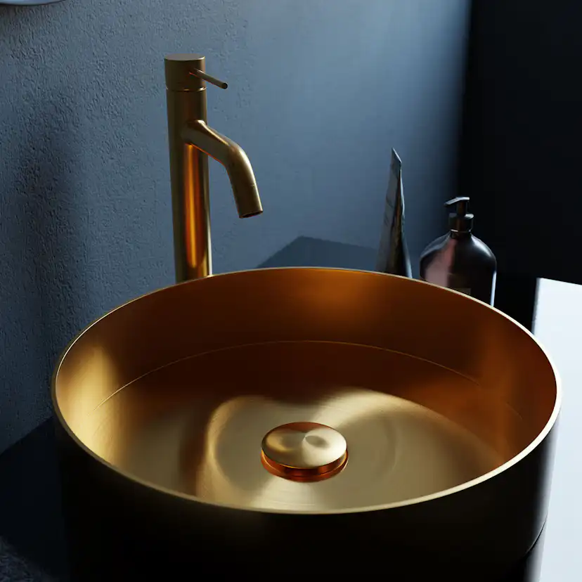 Tvättställsblandare Scandtap Steel Voyage High