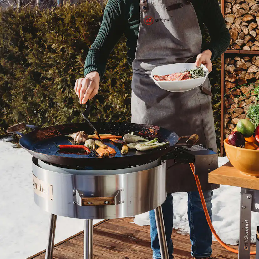 Stekhäll GrillSymbol Gasol PRO-580 Kolstål