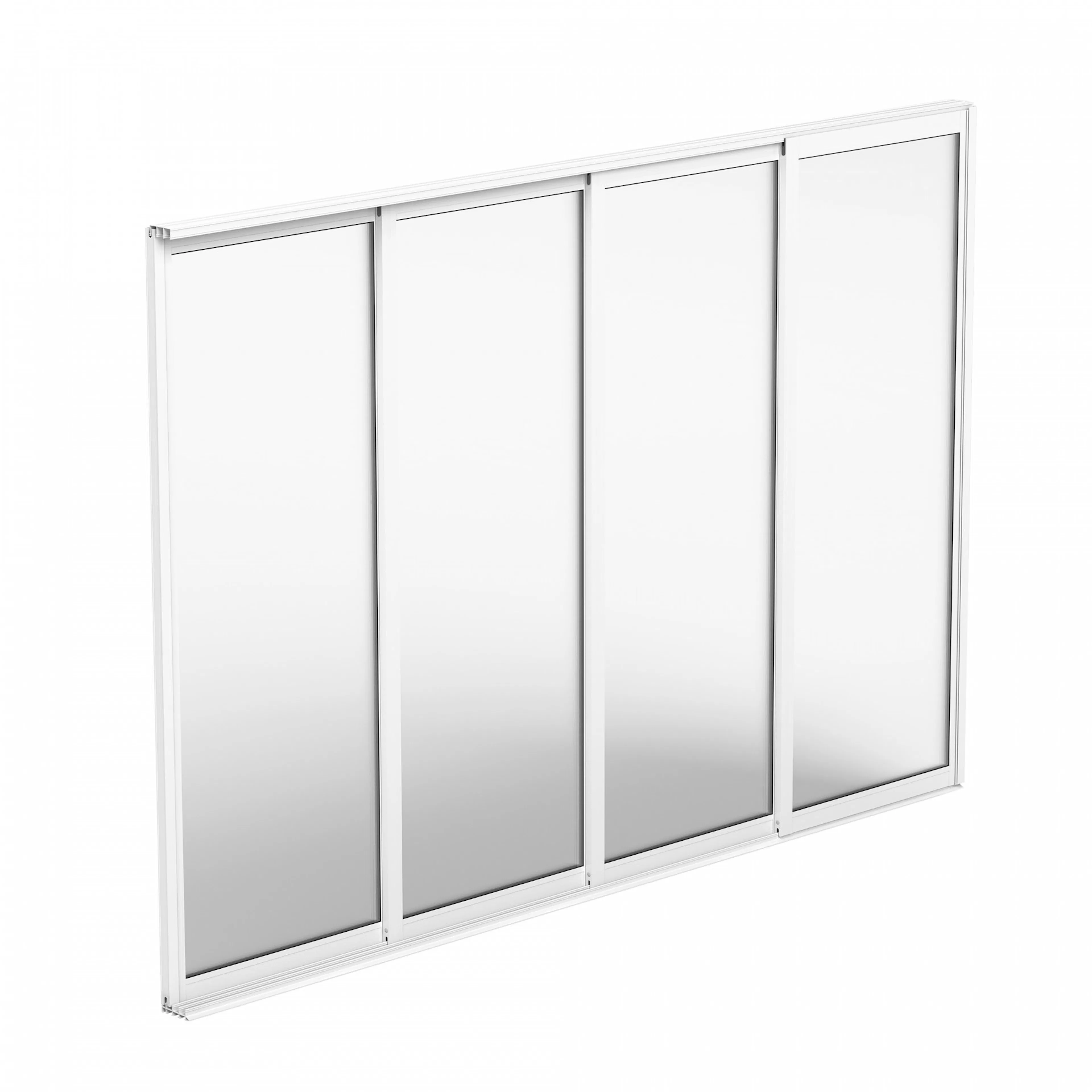 Skjutbart Dörrparti 4-Delad Halle Primolux