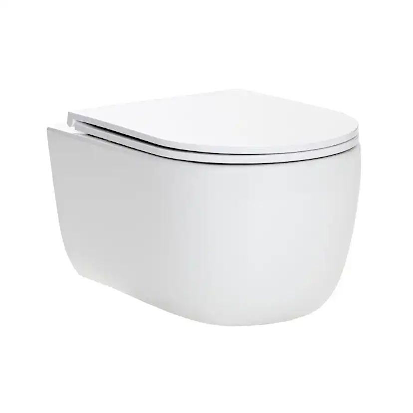 Vägghängd Toalettstol Macro Design Silent Rimless med Tornadospolning