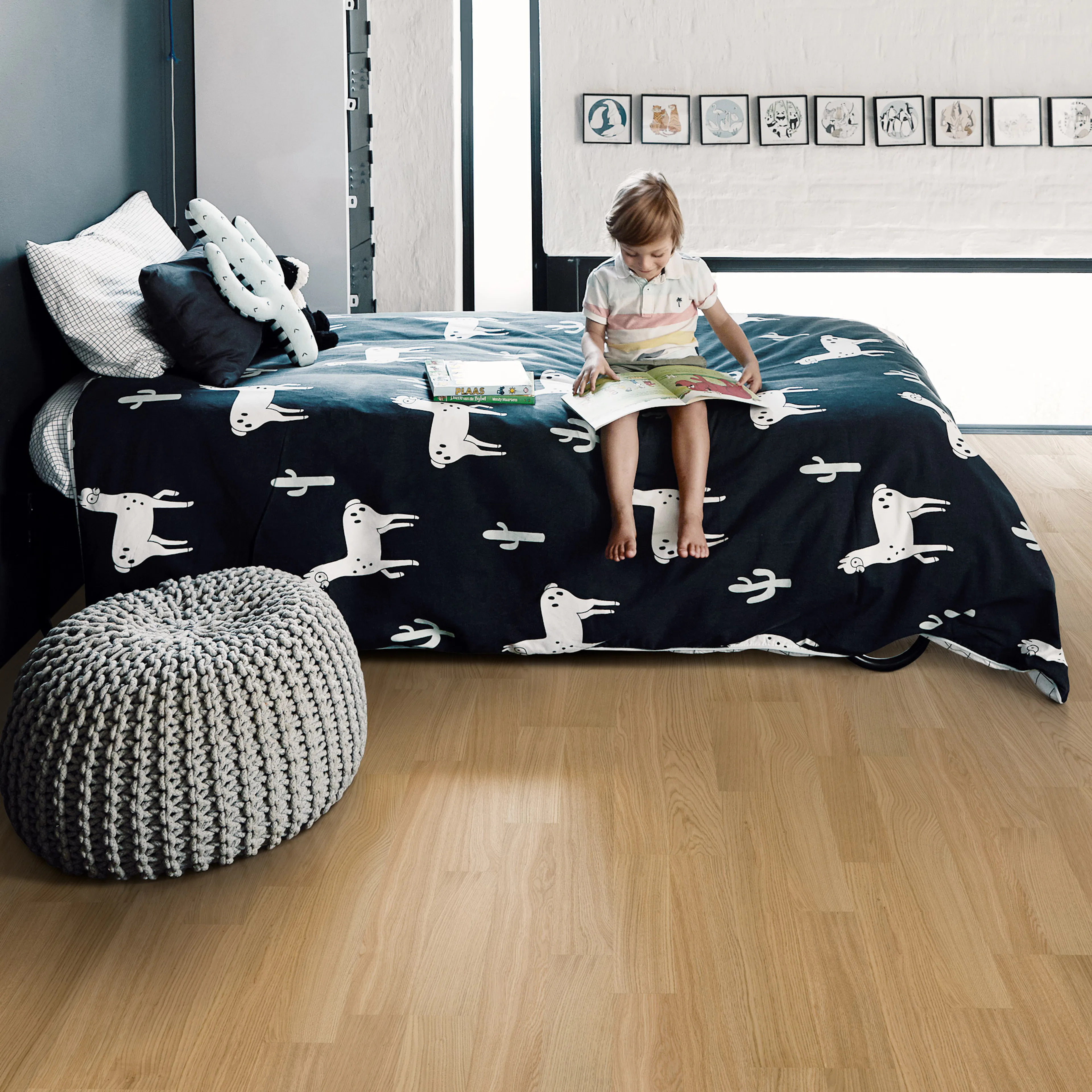 Trägolv Kährs Life Pure Oak Mattlackat 2-Stavs Ekgolv