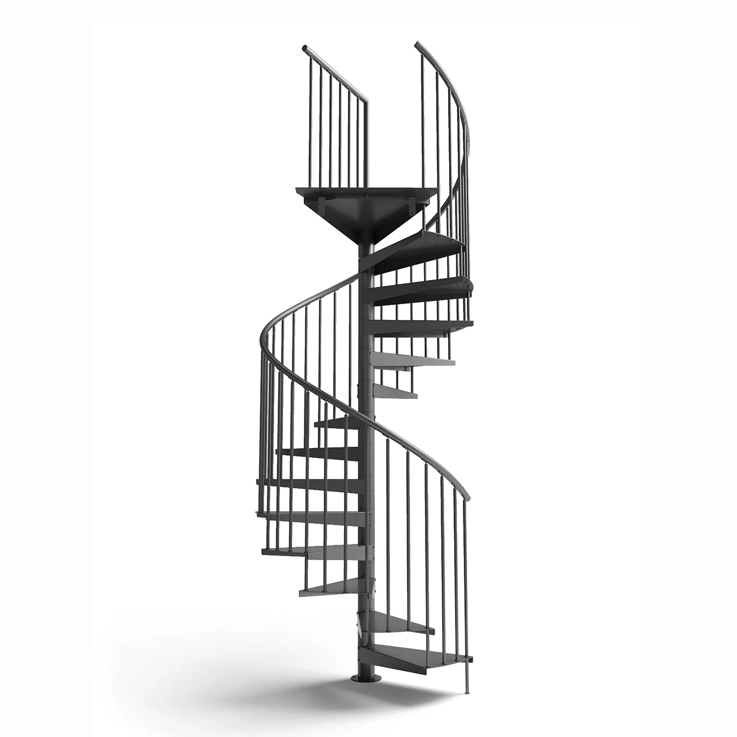 Skyddsräcke Drömtrappor by D'Opera till Spiraltrappa Pure Steel F20 1m