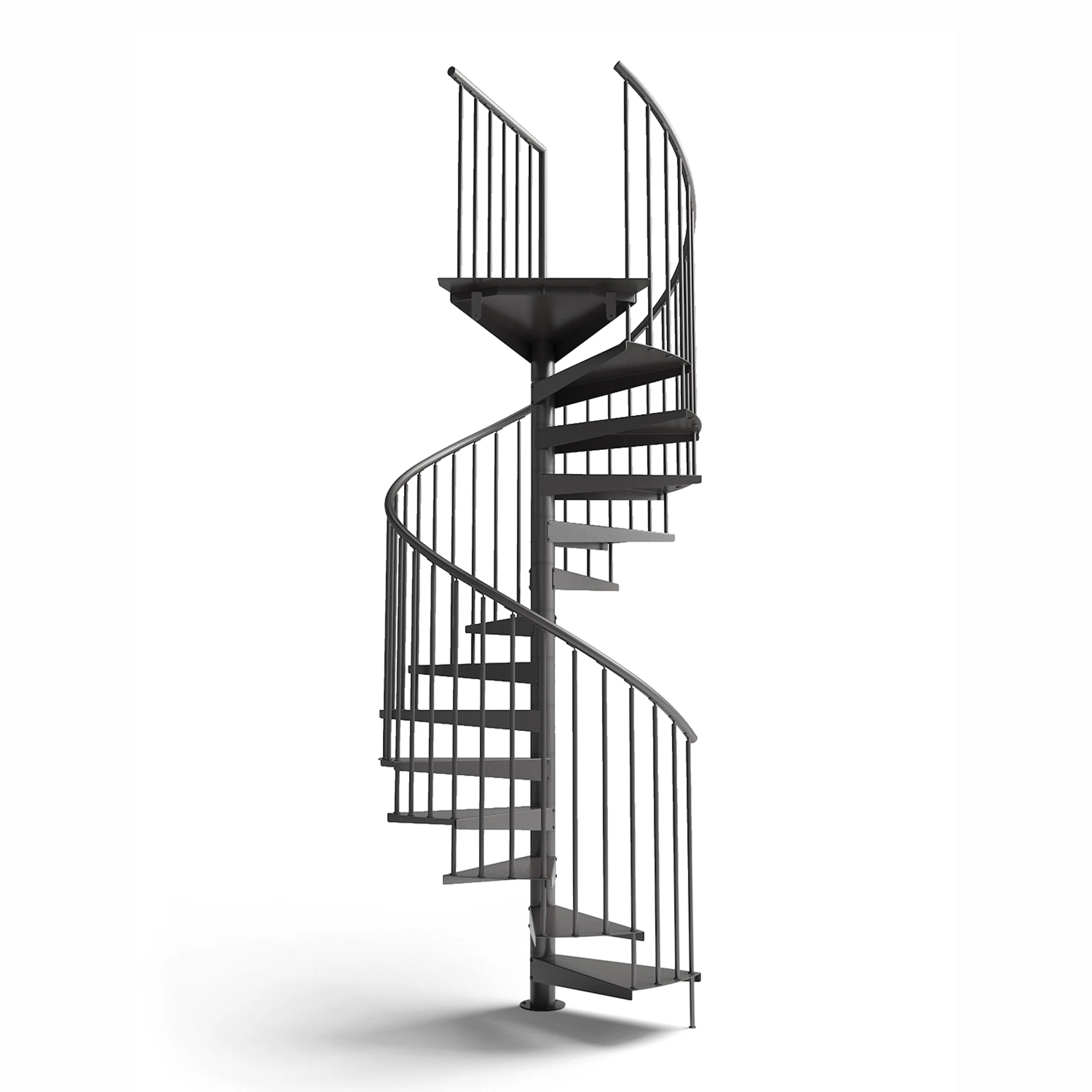 Skyddsräcke Drömtrappor by D'Opera till Spiraltrappa Pure Steel F20 1m