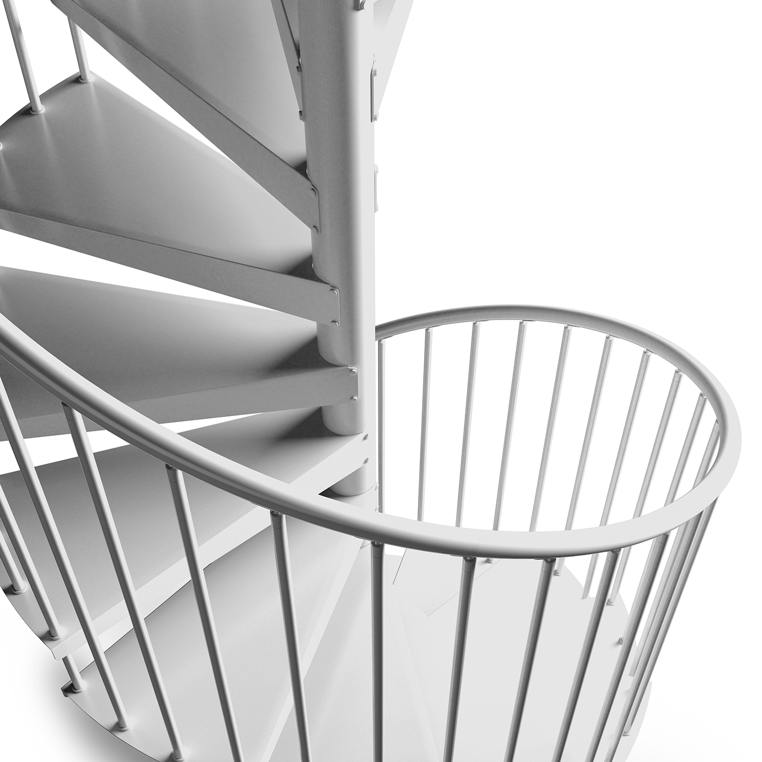 Spiraltrappa Drömtrappor by D'Opera Pure Steel F20 Ø1400 mm