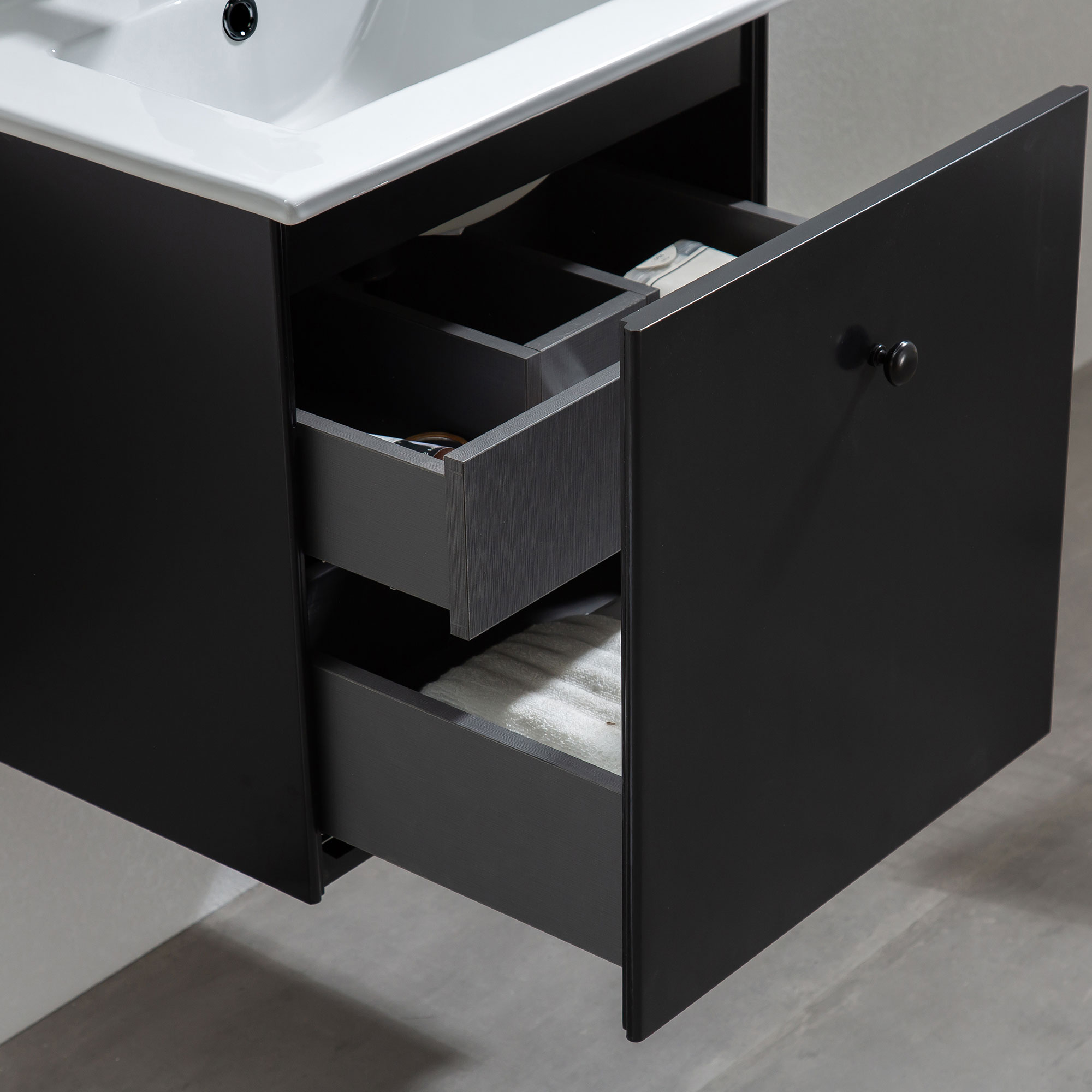 Tvättställskåp Bathlife Fröjd Mattsvart