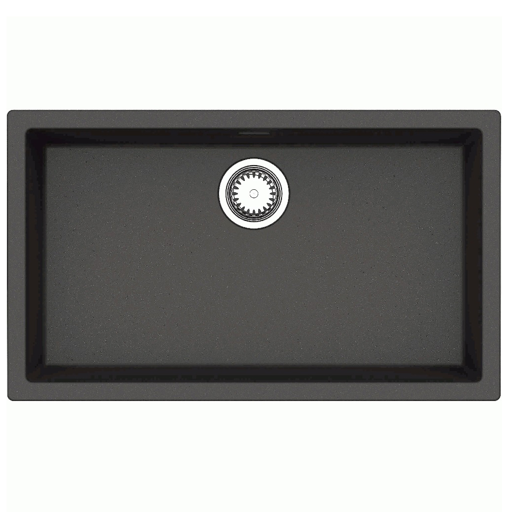 Diskho Lavabo Reginox Amsterdam 72 Black Silvery