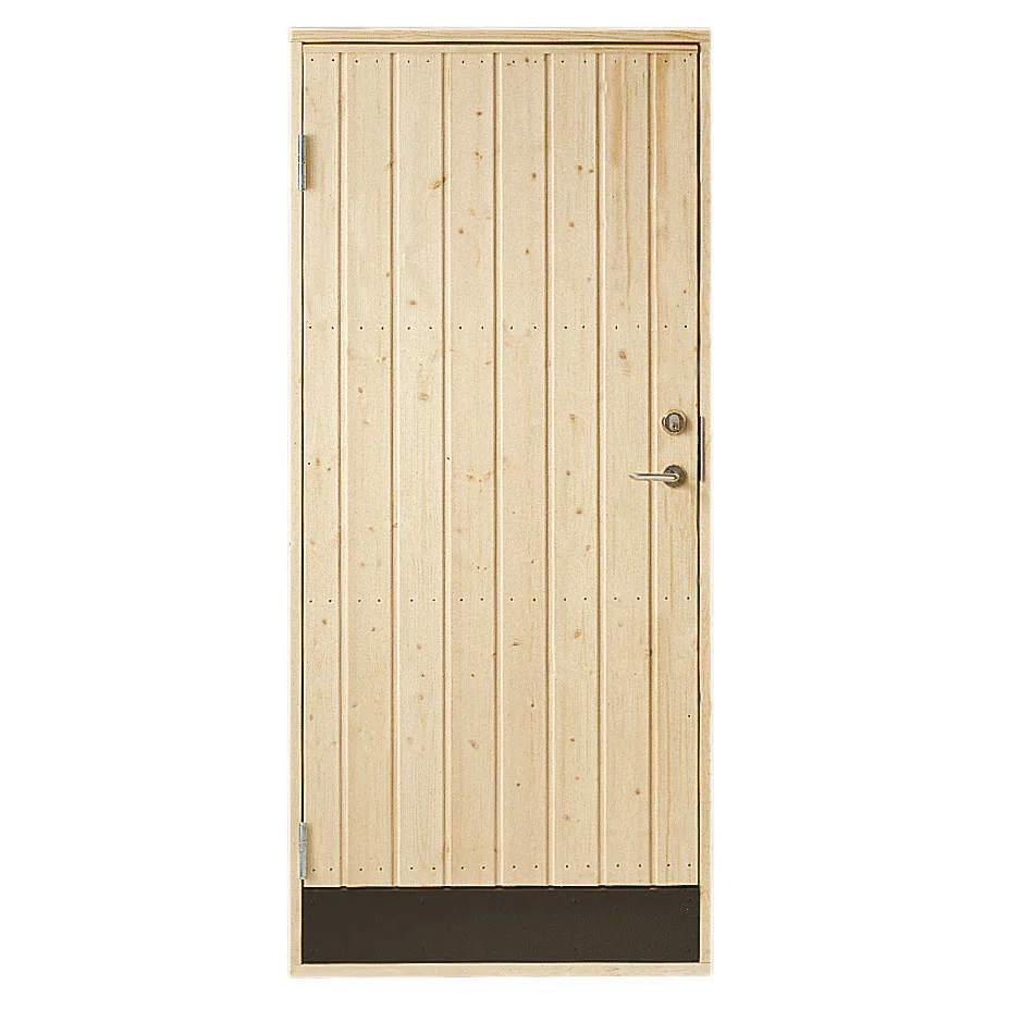 Förrådsdörr Vibostugan 10° Rak