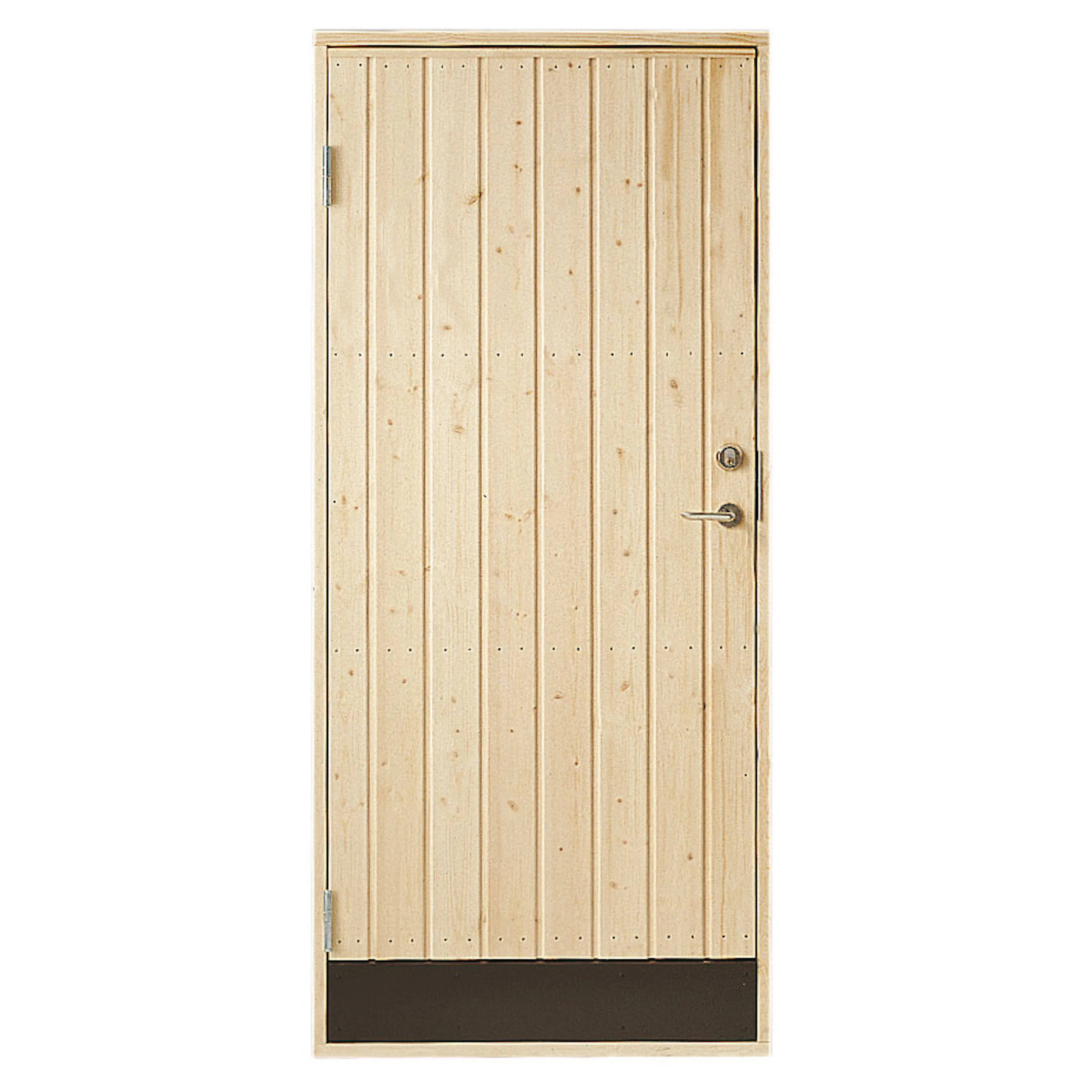 Förrådsdörr Vibostugan 10° Rak