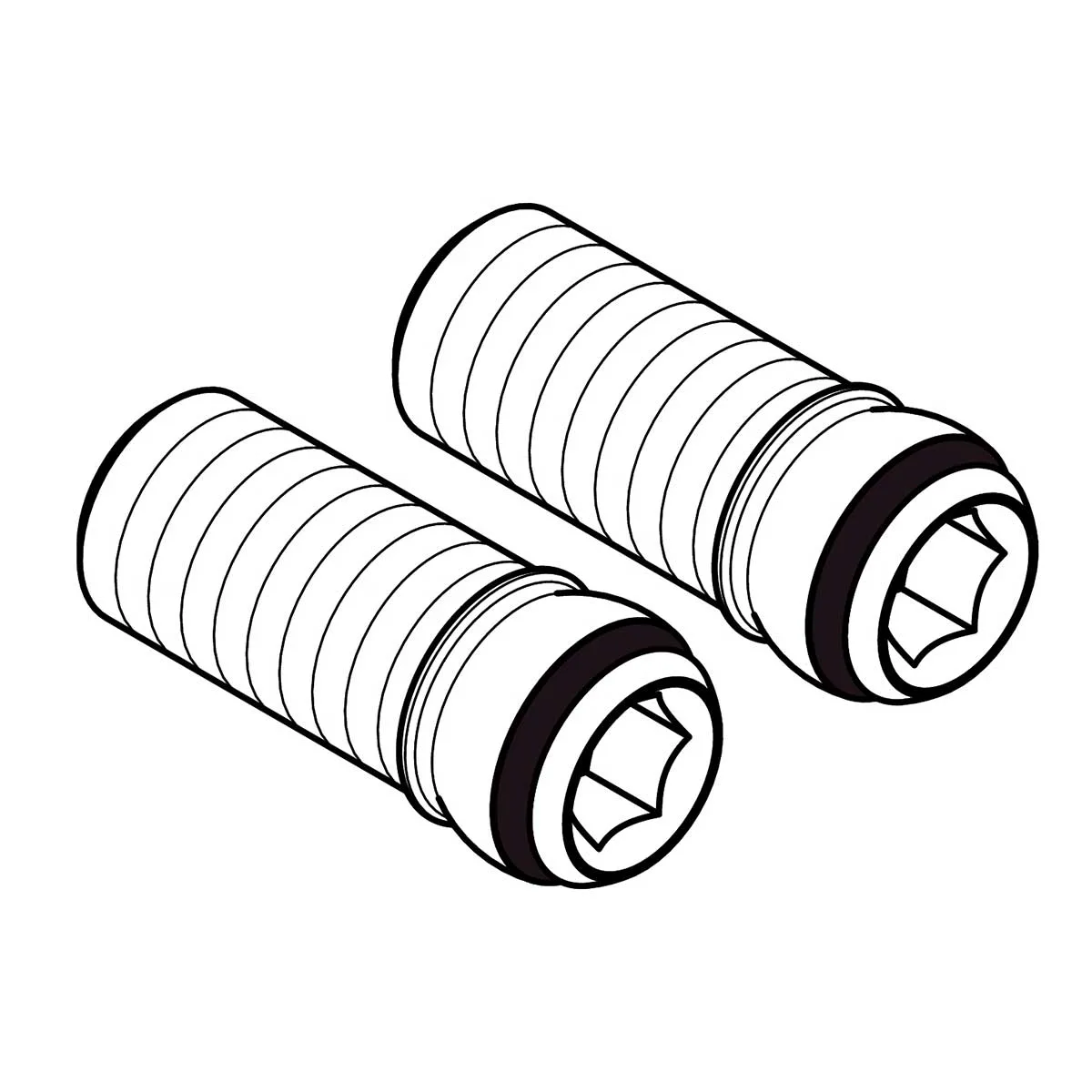 Raka Kopplingar Hansgrohe Set