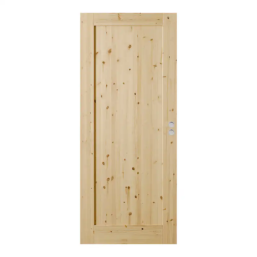 Skjutdörr GK Door Rakel Furu Lackad inkl. Skålar & Dragring